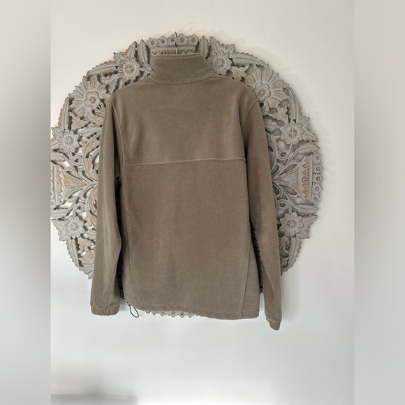 Columbia Men’s Tan Fleece Jacket – Size Medium, Full-Zip Outdoor Layer - Picture 7 of 7